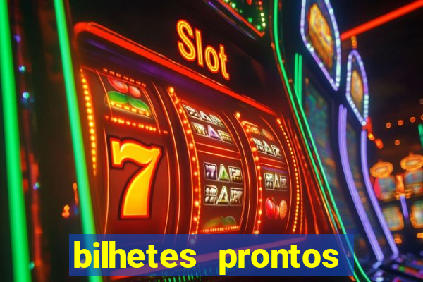 bilhetes prontos futebol hoje